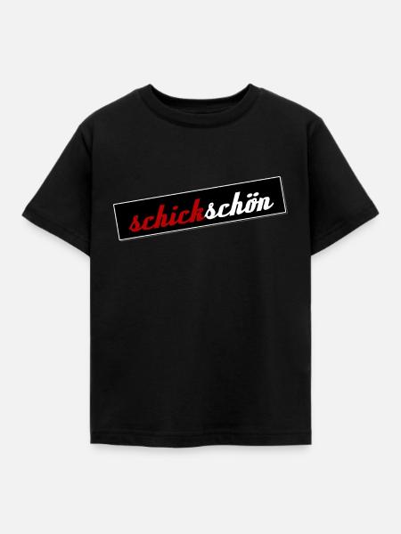 Schick Schön - Kinder T-Shirt - Schwarz