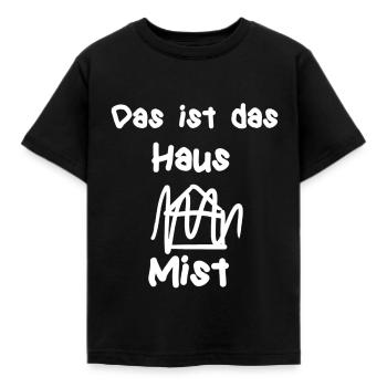 Das ist das Haus ... - Kinder T-Shirt - Schwarz - Vorne - AI Model Kid Female (0cm)