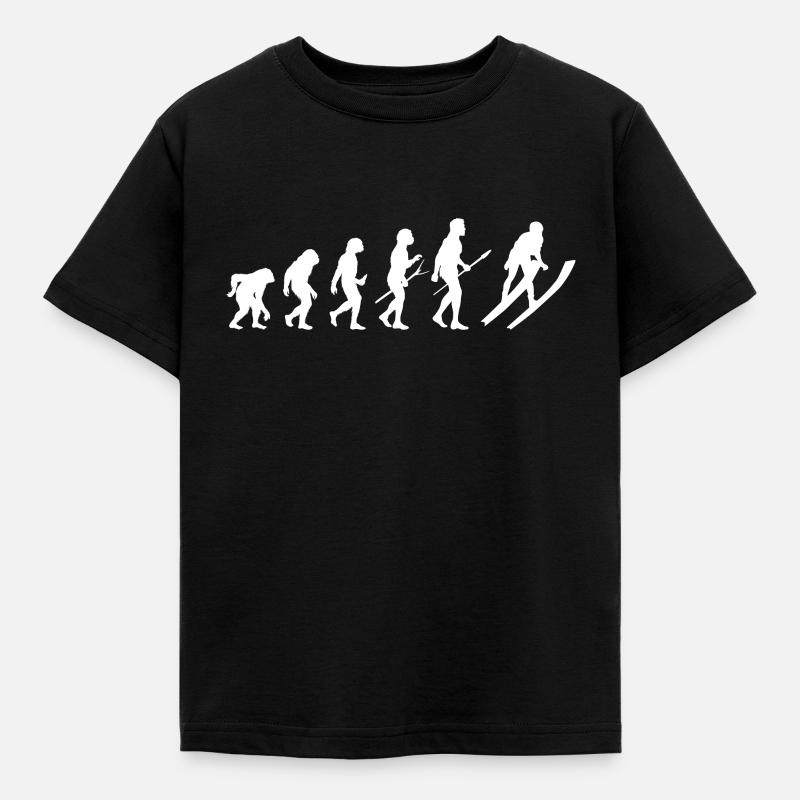 Ski Evolution - T-shirt Enfant - noir