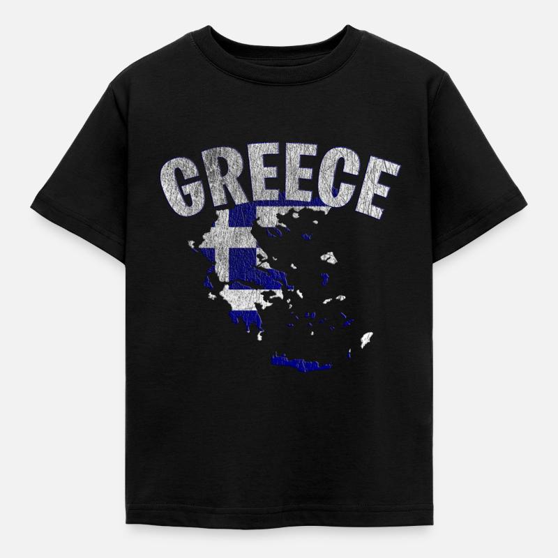 Grecia - Maglietta per bambini - nero