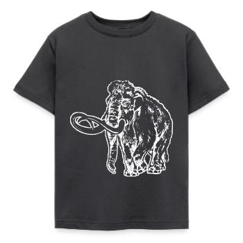 Mammouth - T-shirt Enfant - charbon - Devant - AI Model Kid Female (0cm)