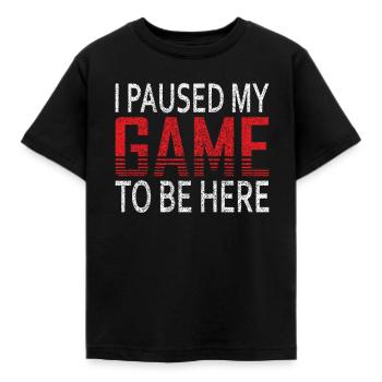 Gamer Gaming Video Games T-Shirt - Kids' T-Shirt - black - Front - AI Model Kid Female (0cm)