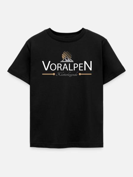 Voralpen Klettern - Kinder T-Shirt - Schwarz
