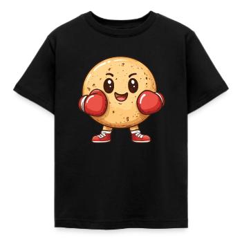 Fighting Cookie - Kids' T-Shirt - black - Front - AI Model Kid Female (0cm)