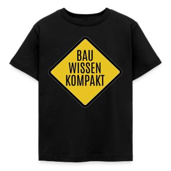 Bauwissen Kompakt - Kinder T-Shirt - Schwarz - Vorne - AI Model Kid Female (0cm)