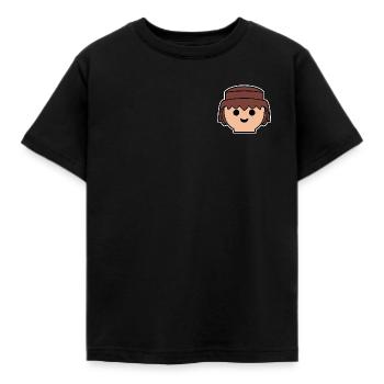 Playmobil Figure Portrait - Kids' T-Shirt - black - Front - AI Model Kid Female (0cm)