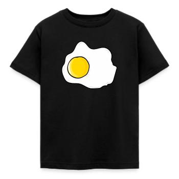 Oeuf au plat - oeufs - T-shirt Enfant - noir - Devant - AI Model Kid Female (0cm)