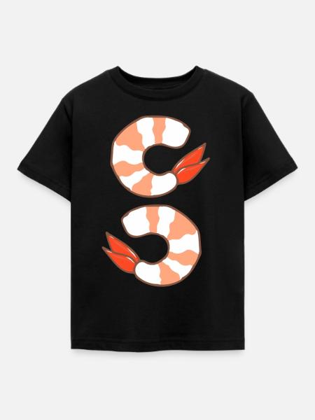 crevette - T-shirt Enfant - noir