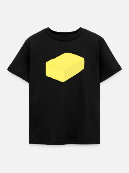 Butter - Kinder T-Shirt - Schwarz