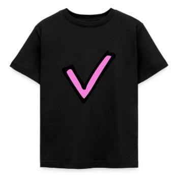 Haken - Symbol - Kinder T-Shirt - Schwarz - Vorne - AI Model Kid Female (0cm)
