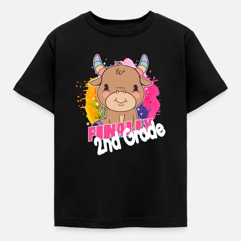 2nd Grade Squad, Second Grader - Kids' T-Shirt - black