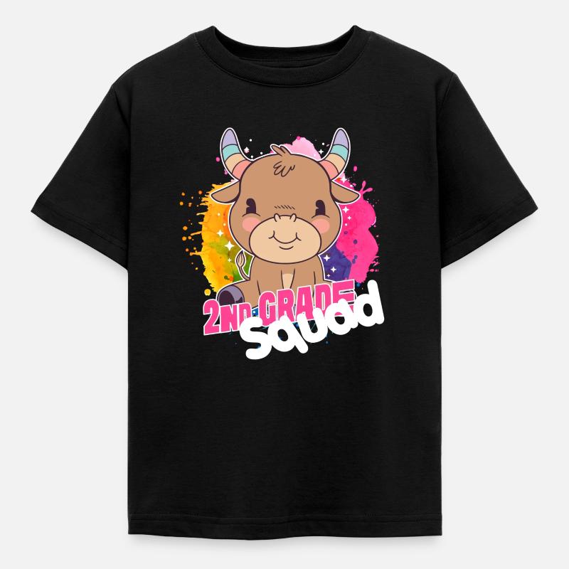 2nd Grade Squad, Second Grader - Kinder T-Shirt - Schwarz
