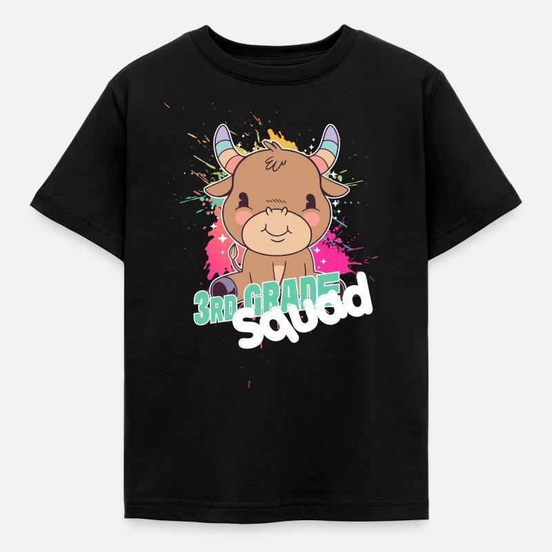 Finally 3rd Grade, Second Grader - Kids' T-Shirt - black