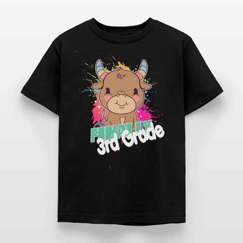 Finally 3rd Grade, Second Grader Kinder T-Shirt