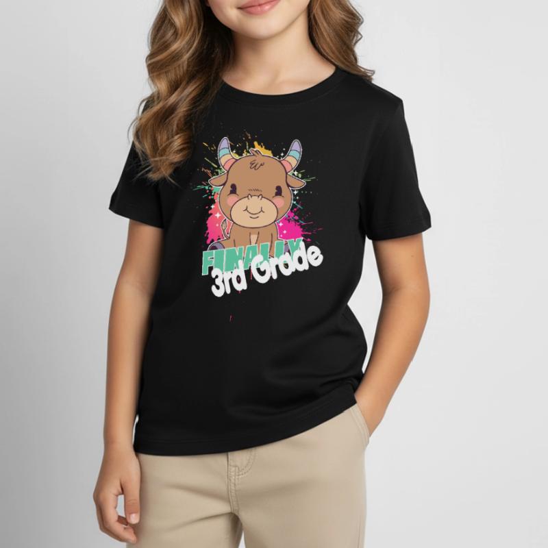 Finally 3rd Grade, Second Grader Kinder T-Shirt
