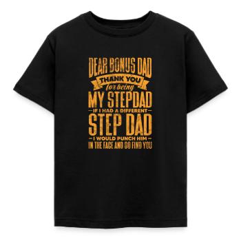 Stepfather - Kids' T-Shirt - black - Front - AI Model Kid Female (0cm)