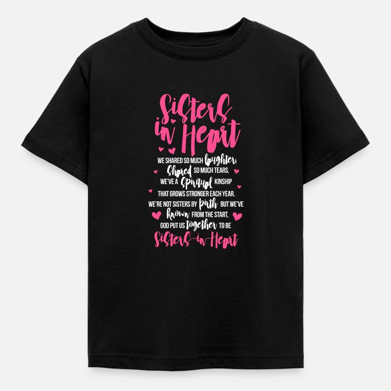 Schwester - Kinder T-Shirt - Schwarz