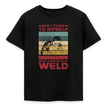 Blacksmith - Kids' T-Shirt - black - Front - AI Model Kid Female (0cm)
