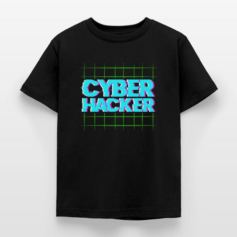 Hacker Coder Computer Hacking Cadeau T-shirt Enfant