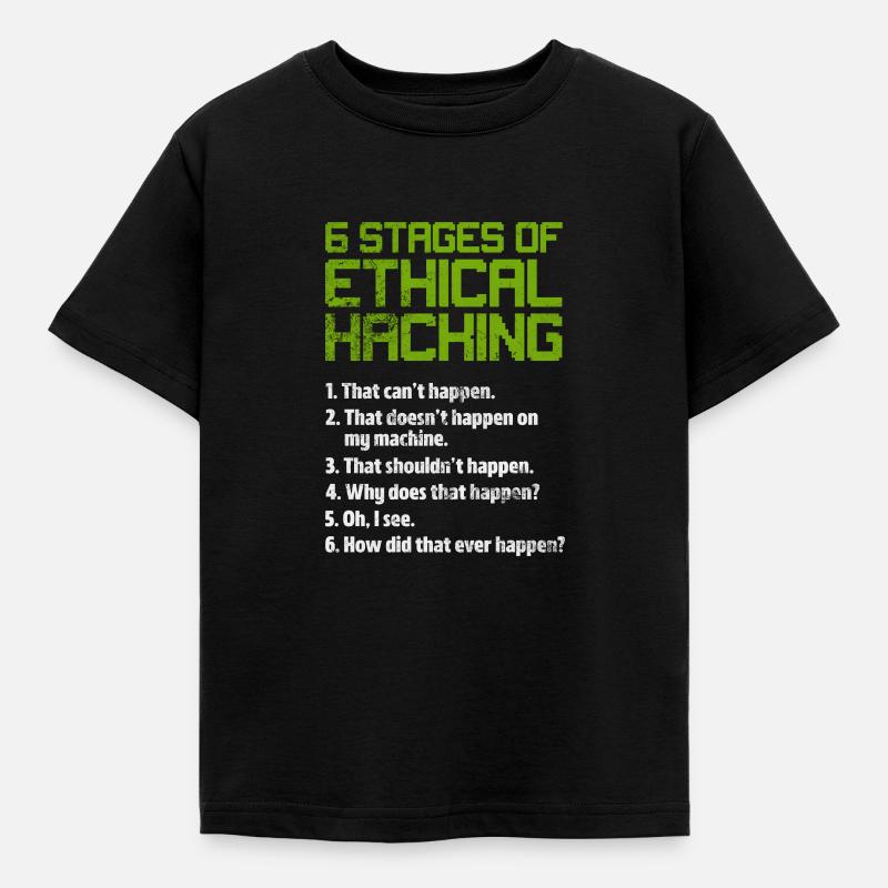 Hacker - T-shirt Enfant - noir
