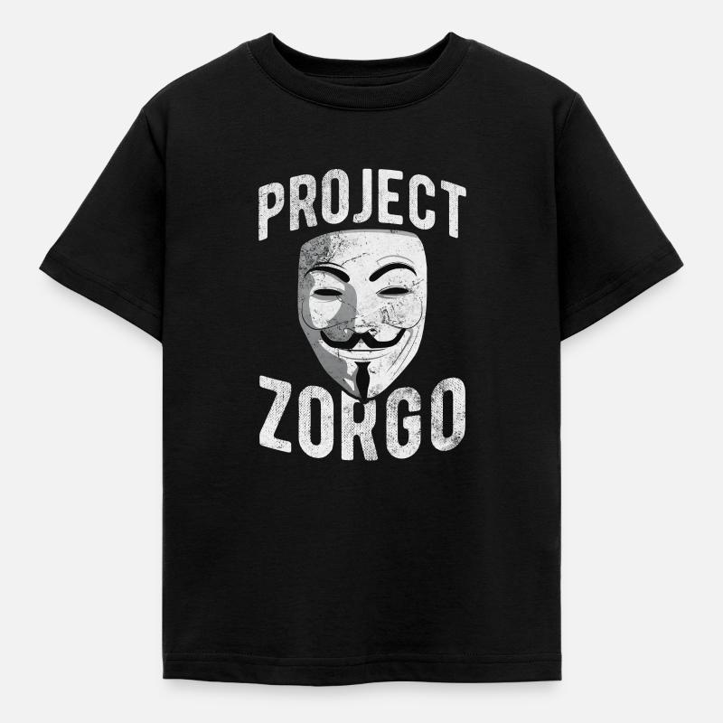 Hacker - Kinder T-Shirt - Schwarz
