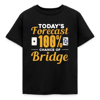 Bridge - Kinder T-Shirt - Schwarz - Vorne - AI Model Kid Female (0cm)