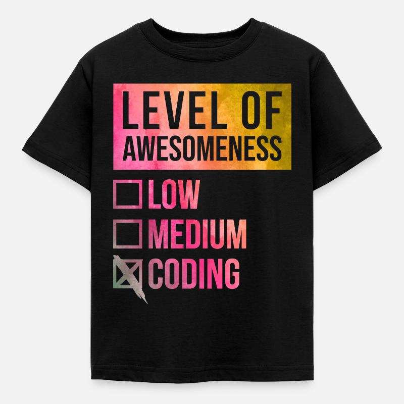 Coding - Kids' T-Shirt - black