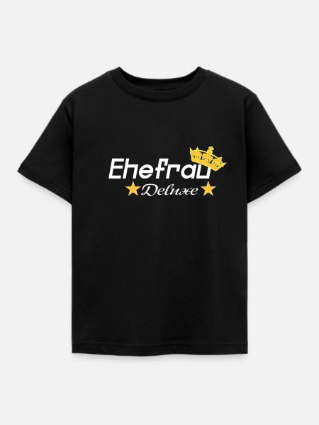 Ehefrau Deluxe - Kinder T-Shirt - Schwarz