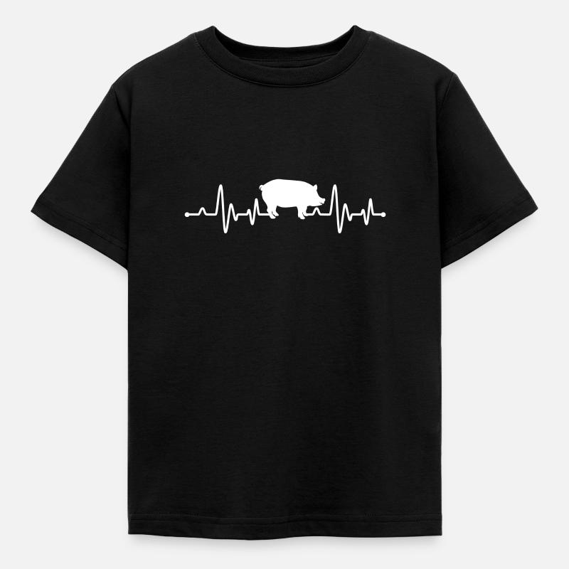 Cochon - T-shirt Enfant - noir