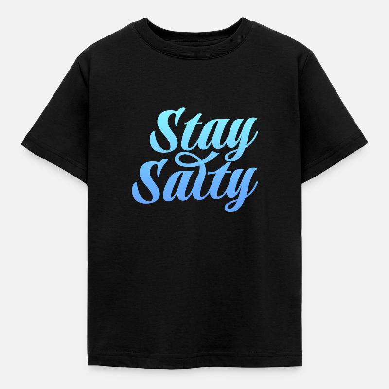 Strand - Kinder T-Shirt - Schwarz