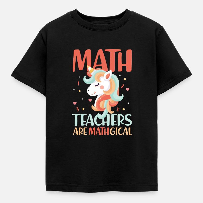 Matematica Matematica Matematico Matematica Insegnante Dono - Maglietta per bambini - nero