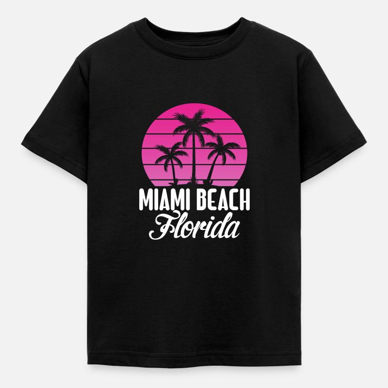 Miami - T-shirt Enfant - noir