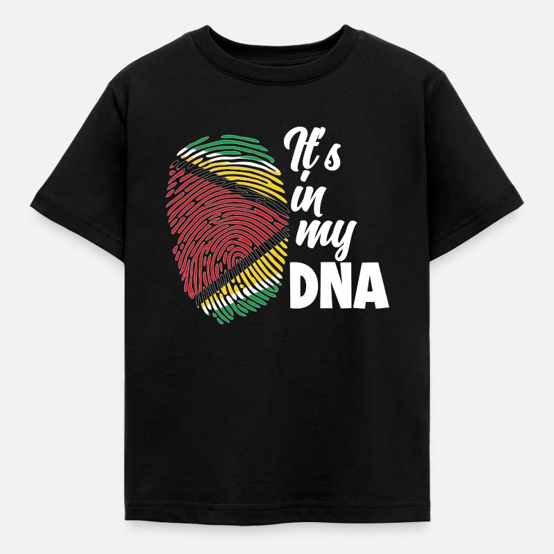 Guyanais c’est la guyane dans mon ADN - T-shirt Enfant - noir