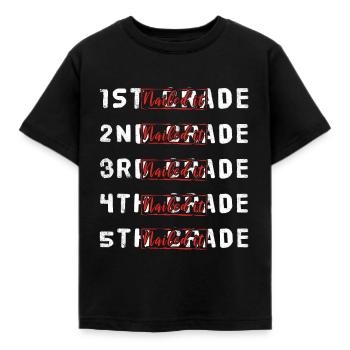 Schulabschluss der letzten Klasse Grundschulabschluss - Kinder T-Shirt - Schwarz - Vorne - AI Model Kid Female (0cm)