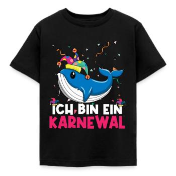 Fasching Ich Bin Ein Karnewal - Kinder T-Shirt - Schwarz - Vorne - AI Model Kid Female (0cm)