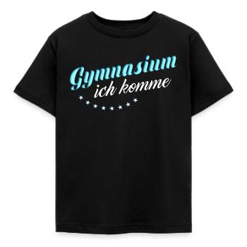Gymnasium Schulwechsel Gymnasiast Bayern Geschenk - Kinder T-Shirt - Schwarz - Vorne - AI Model Kid Female (0cm)
