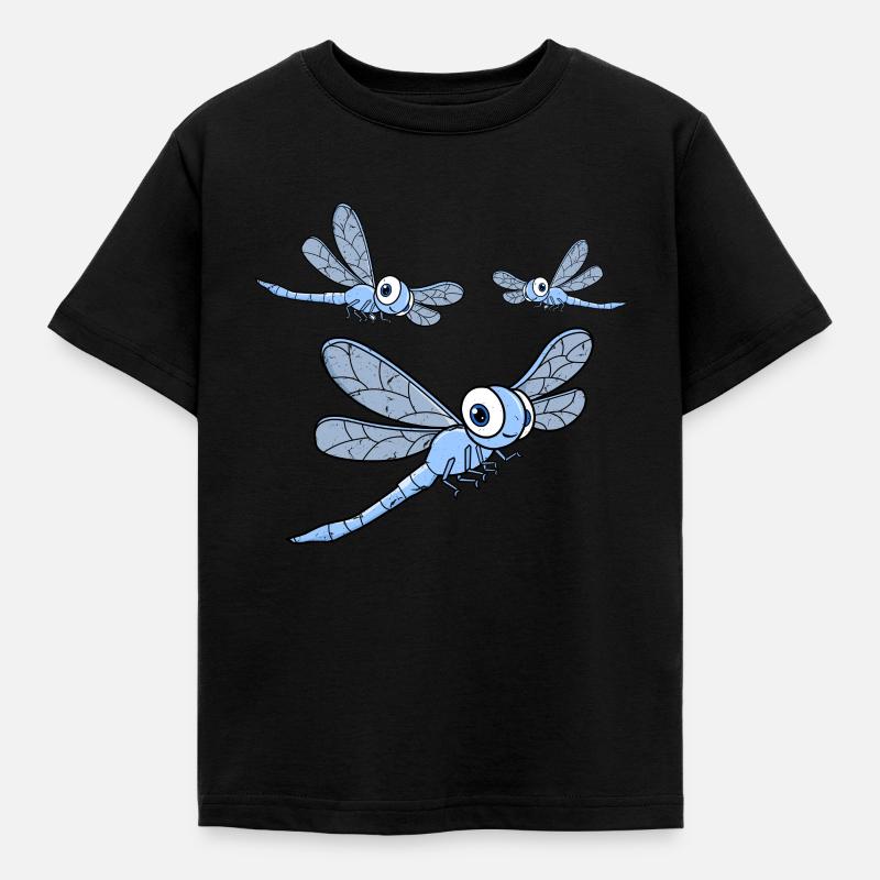 Les pastèques LIbelle Odonata - T-shirt Enfant - noir