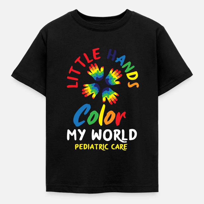 Kinderkrankenschwester Kinderkrankenpflegerin - Kinder T-Shirt - Schwarz