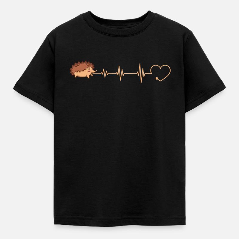 Igel Igel Igel - Kinder T-Shirt - Schwarz