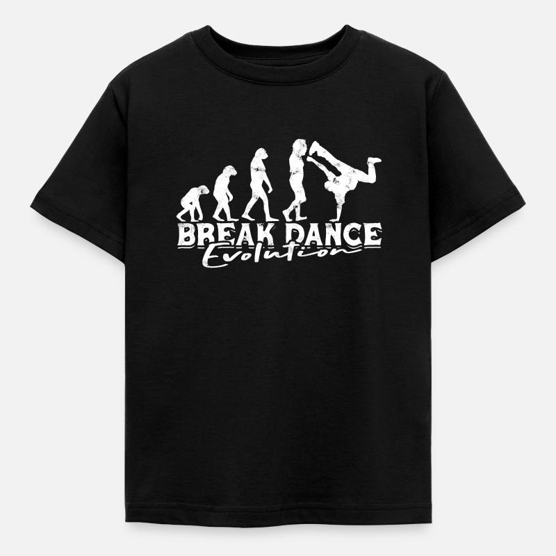 Break Dance Evolution - tumbling - T-shirt Enfant - noir