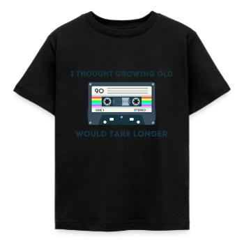 Retro -sarkastisches Alter Spruche - Kinder T-Shirt - Schwarz - Vorne - AI Model Kid Female (0cm)