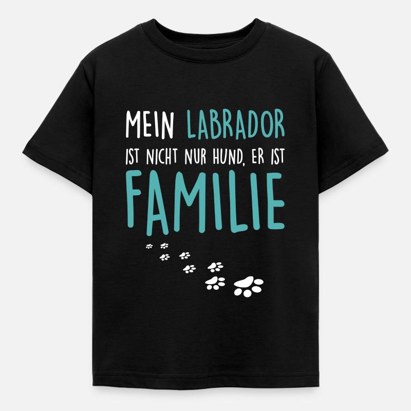 Labrador - Kinder T-Shirt - Schwarz