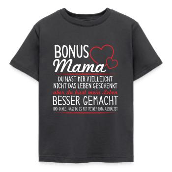 Stiefmutter - Kinder T-Shirt - Dunkelgrau - Vorne - AI Model Kid Female (0cm)