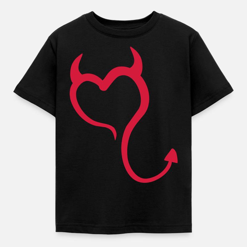 Little Devil 01 - Kids' T-Shirt - black