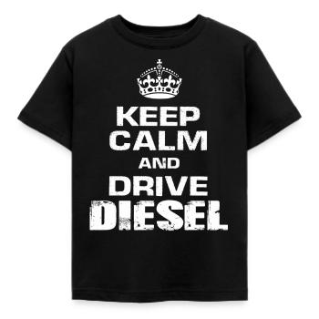 PUISSANCE DIESEL - T-shirt Enfant - noir - Devant - AI Model Kid Female (0cm)