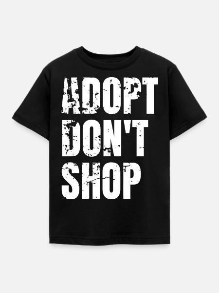 Adoption - Kinder T-Shirt - Schwarz