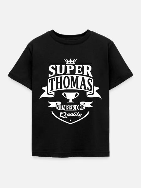 Super Thomas - T-shirt Enfant - noir