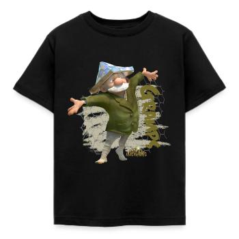Insectibles Großvater Gramps - Kinder T-Shirt - Schwarz - Vorne - AI Model Kid Female (0cm)