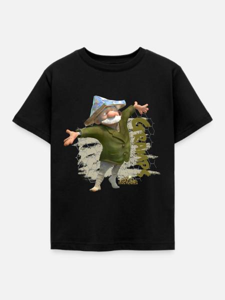 Insectibles Großvater Gramps - Kinder T-Shirt - Schwarz