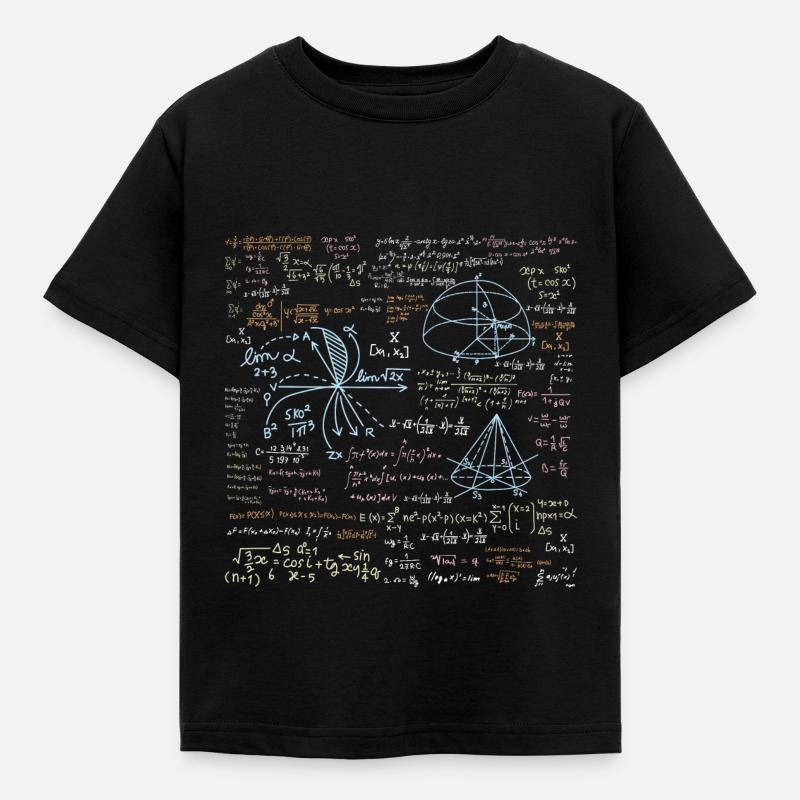 Formule mathématique drôle - T-shirt Enfant - noir